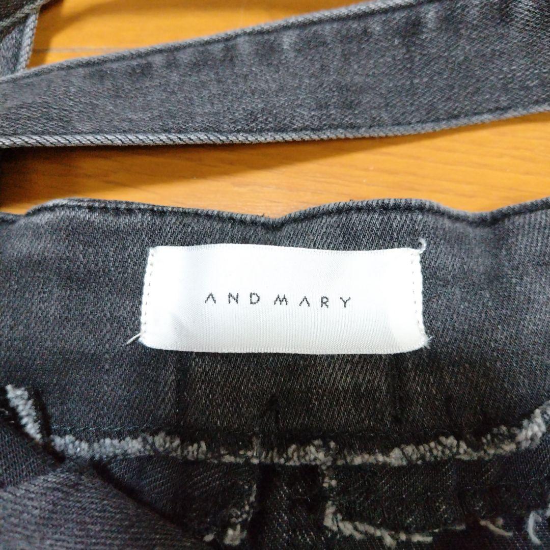 ANDMARY 新品サスペンダー付きショートパンツ