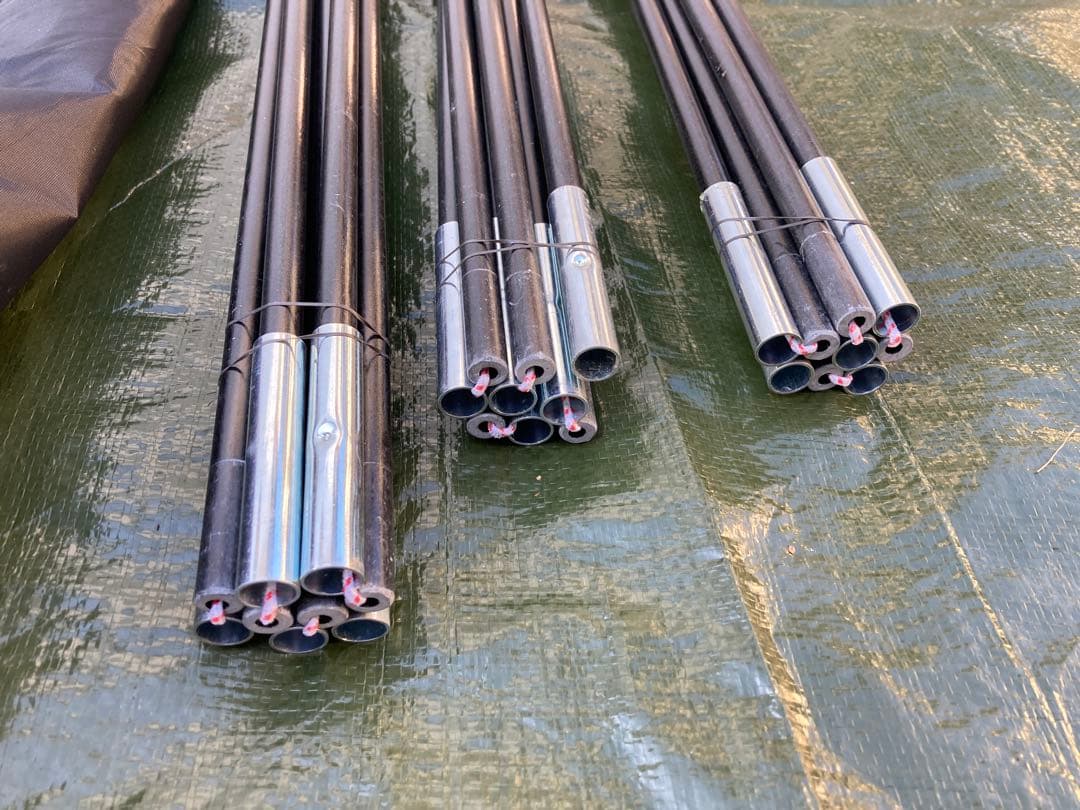 FIELDOOR トンネルテント480 ライトベージュ　UVカット 3〜4人用