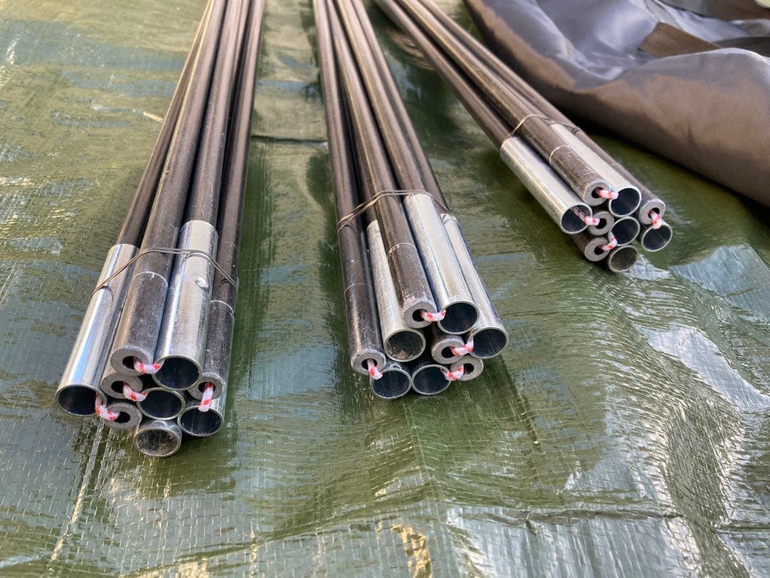 FIELDOOR トンネルテント480 ライトベージュ　UVカット 3〜4人用