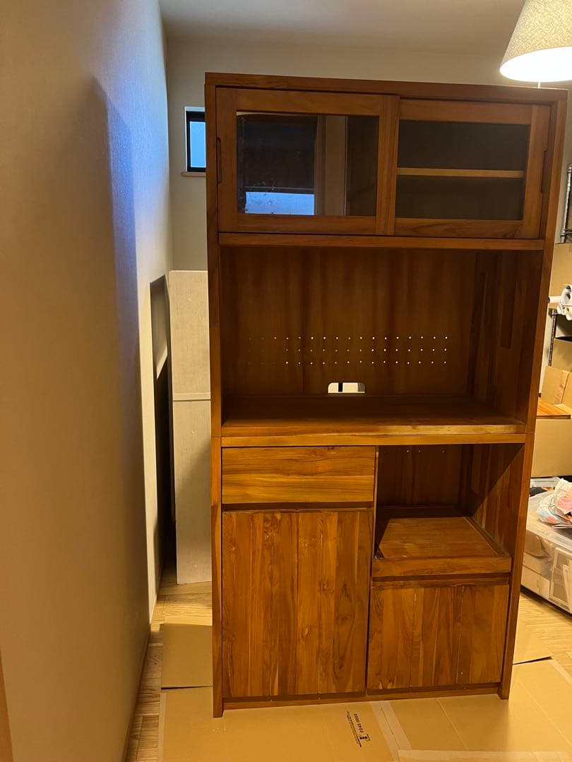 ウニコ　unico BREATH ブレス キッチンボード 食器棚　カップボード