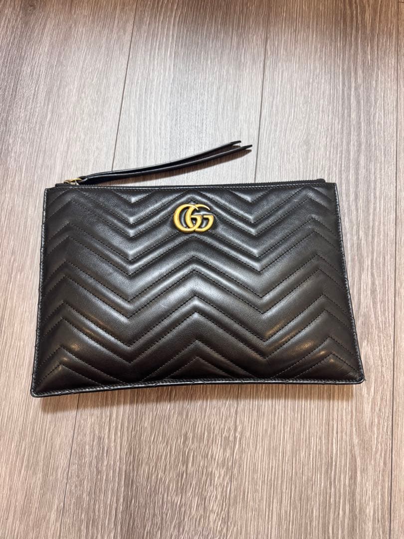 最終値下げGUCCI グッチ　ダブルG ラージ クラッチバック