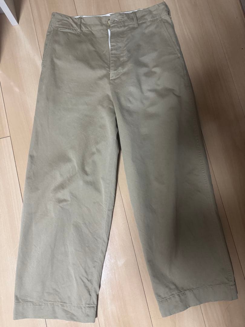パンツ AURALEE SHED FINX CHINO WIDE PANTS 3