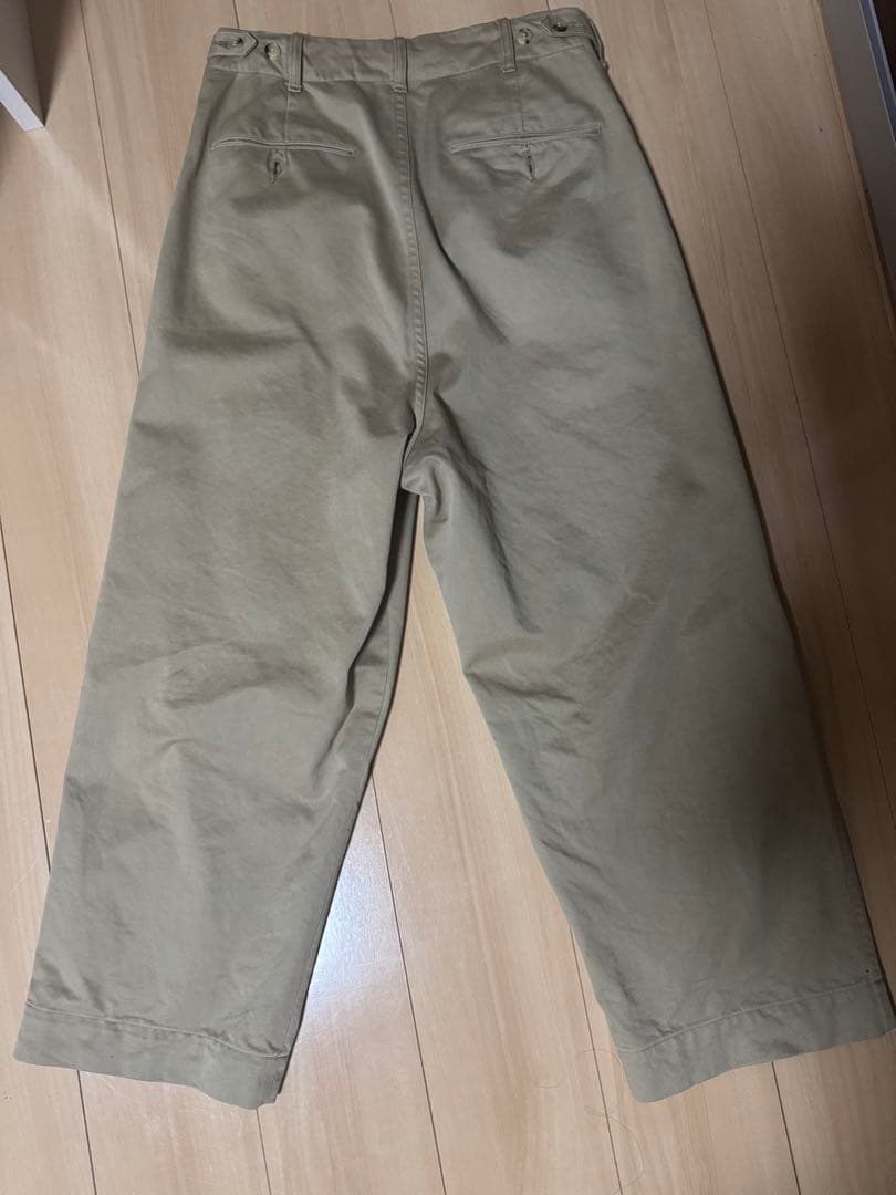 パンツ AURALEE SHED FINX CHINO WIDE PANTS 3
