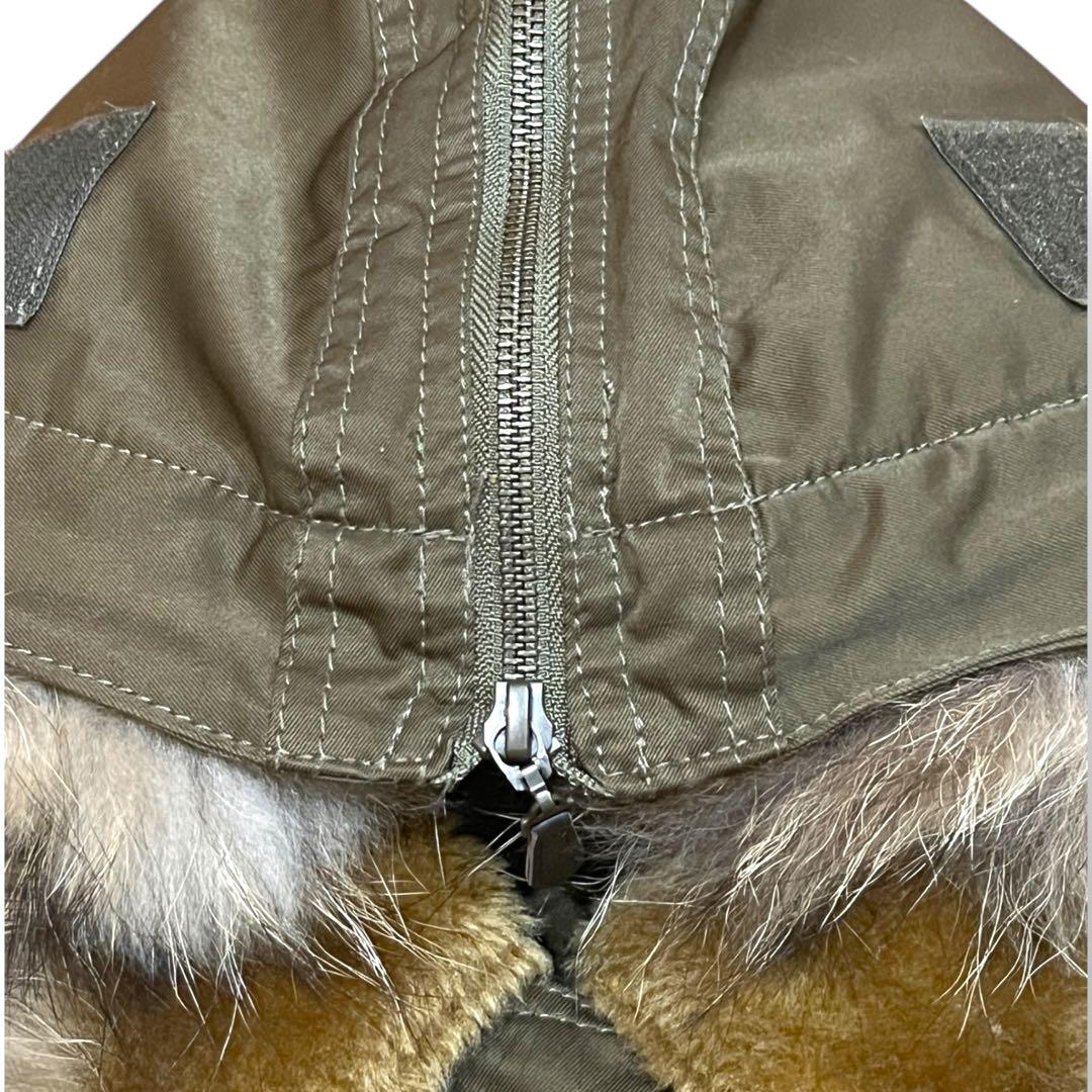 【がりっと】リアルファー ボア 極暖 モッズコート AVIREX