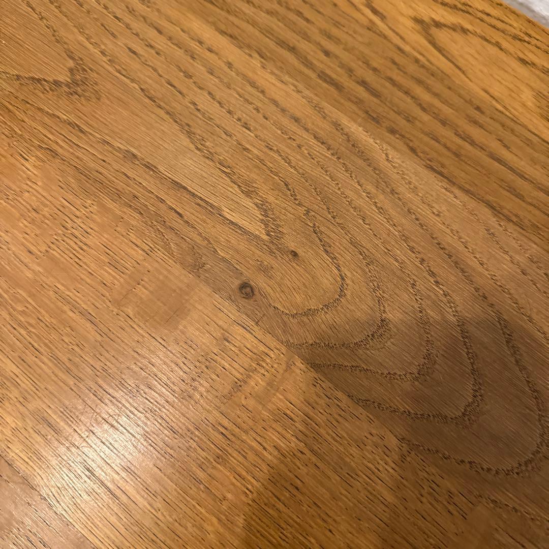 ヴィンテージ　木製サイドテーブル　扉収納付き　2