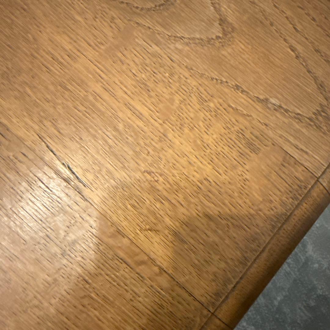 ヴィンテージ　木製サイドテーブル　扉収納付き　2