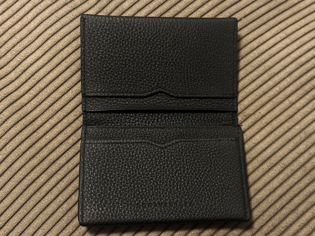 ボナベンチュラ　名刺入れ　ビジネスカードケース　シュリンクレザー