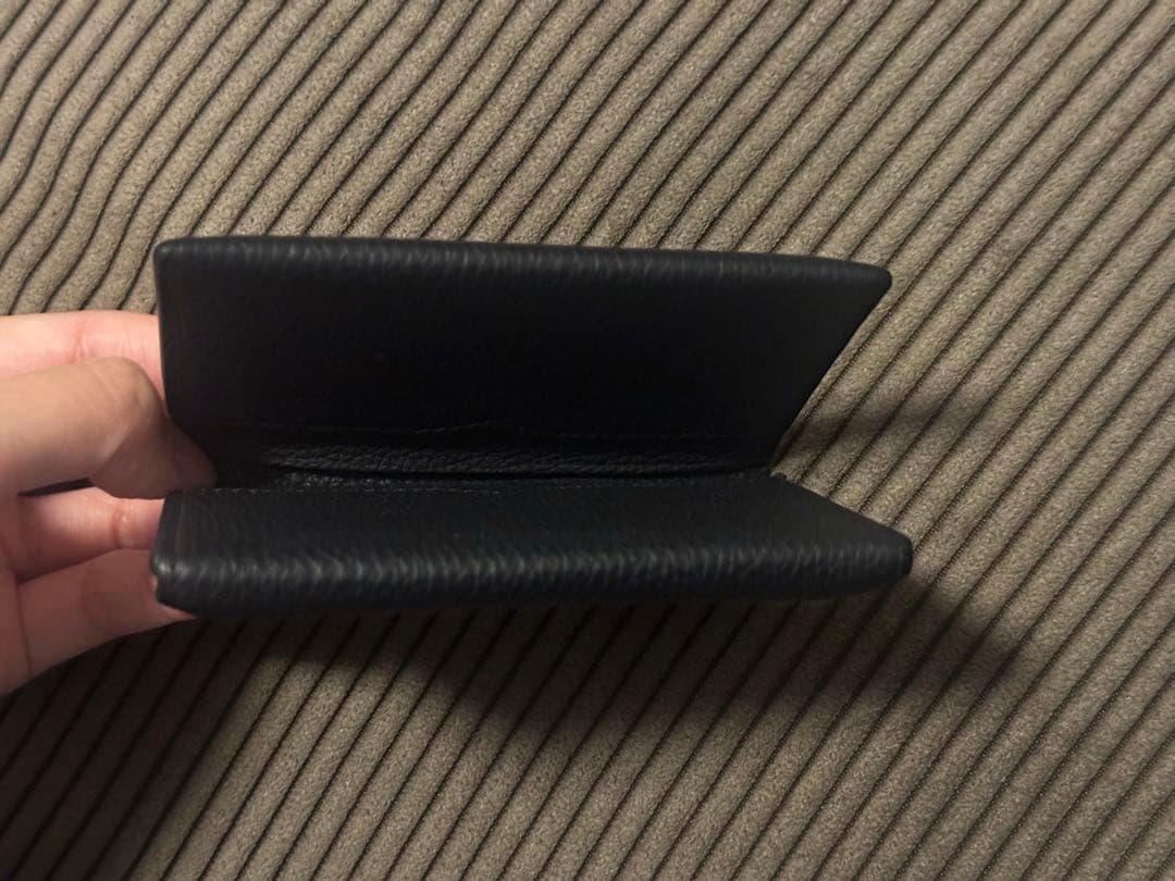 ボナベンチュラ　名刺入れ　ビジネスカードケース　シュリンクレザー