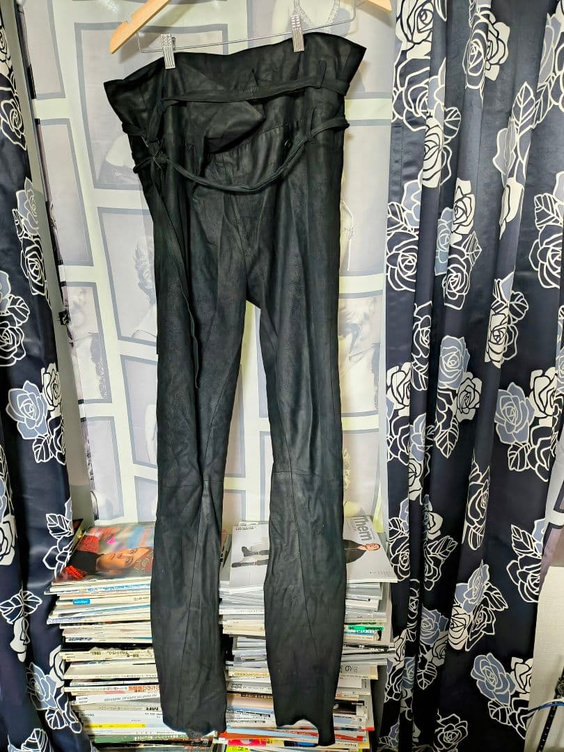 【定番】Ann Demeulemeesterレザーパンツ