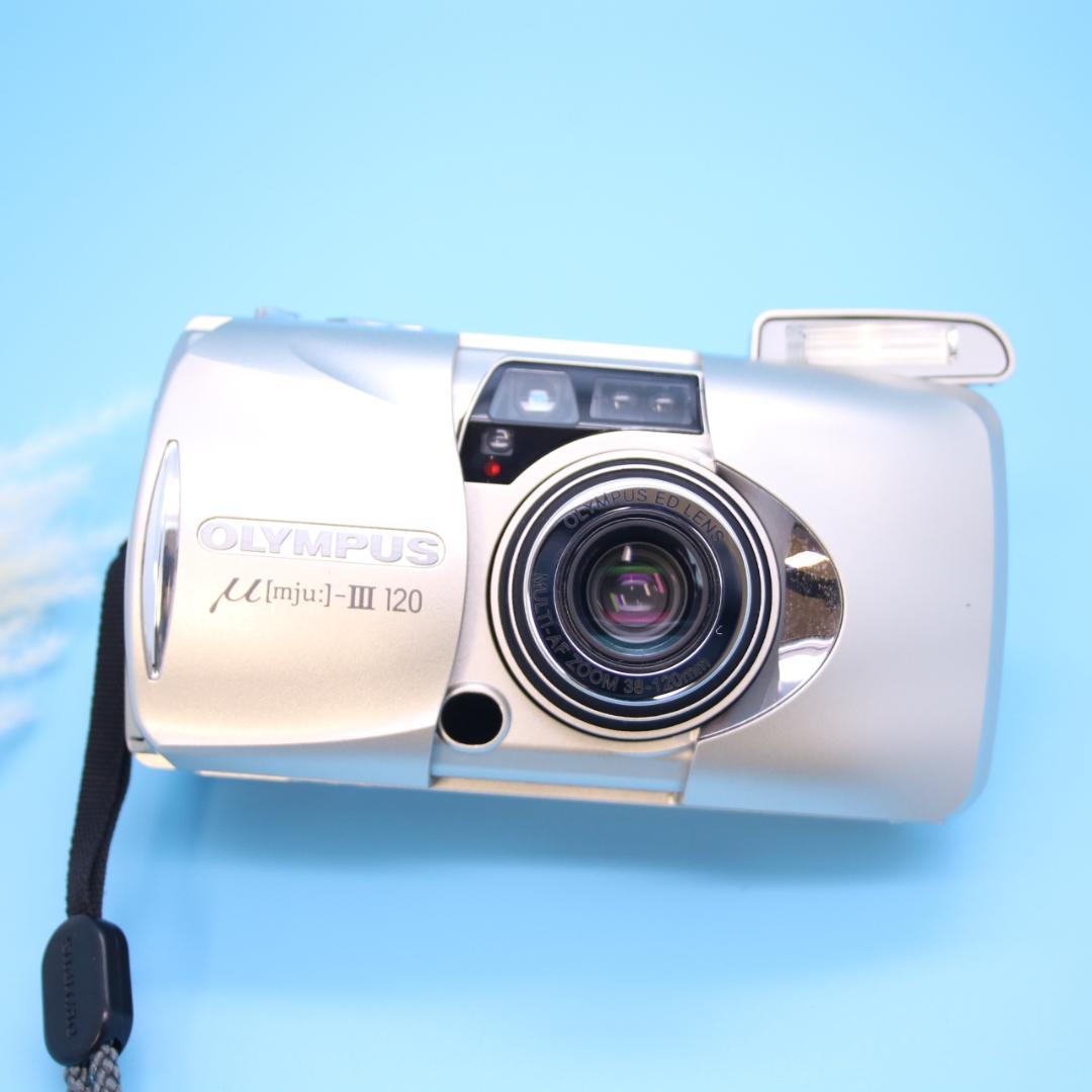 ❁美品❁OLYMPUS μ [mju:] -Ⅲ 120 フィルムカメラ 動作◎