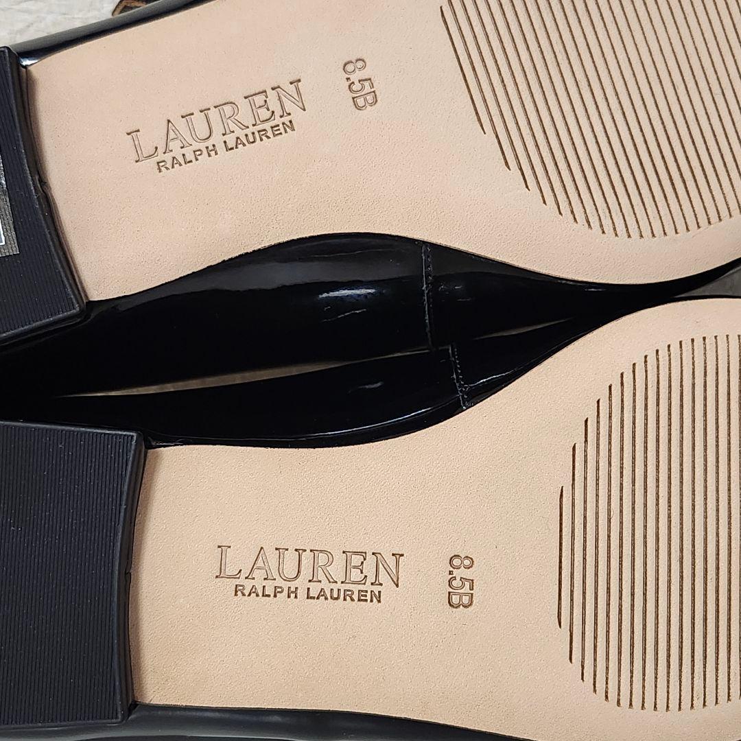 新品 LAUREN RALPH LAUREN フラットパンプス US8.5