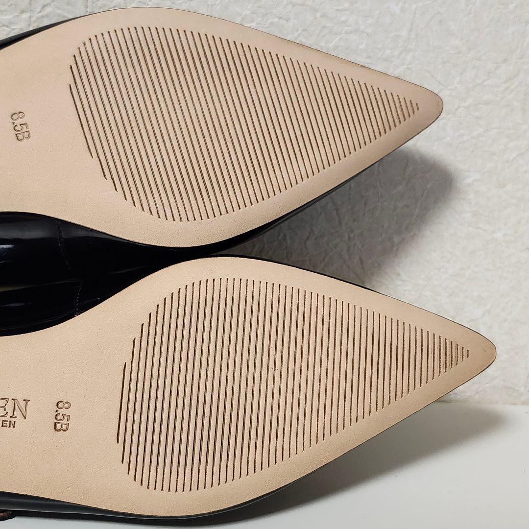 新品 LAUREN RALPH LAUREN フラットパンプス US8.5