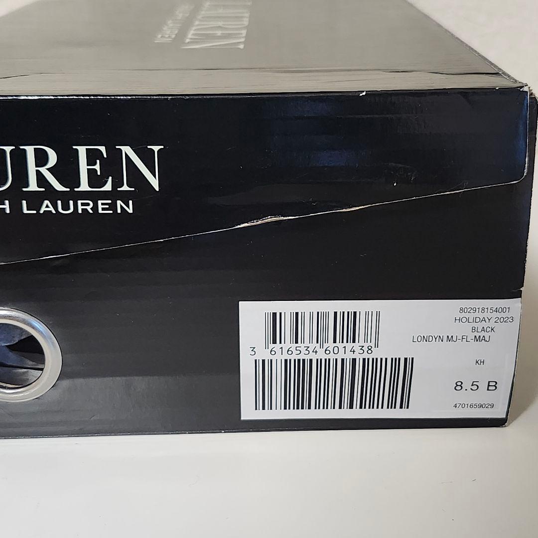 新品 LAUREN RALPH LAUREN フラットパンプス US8.5