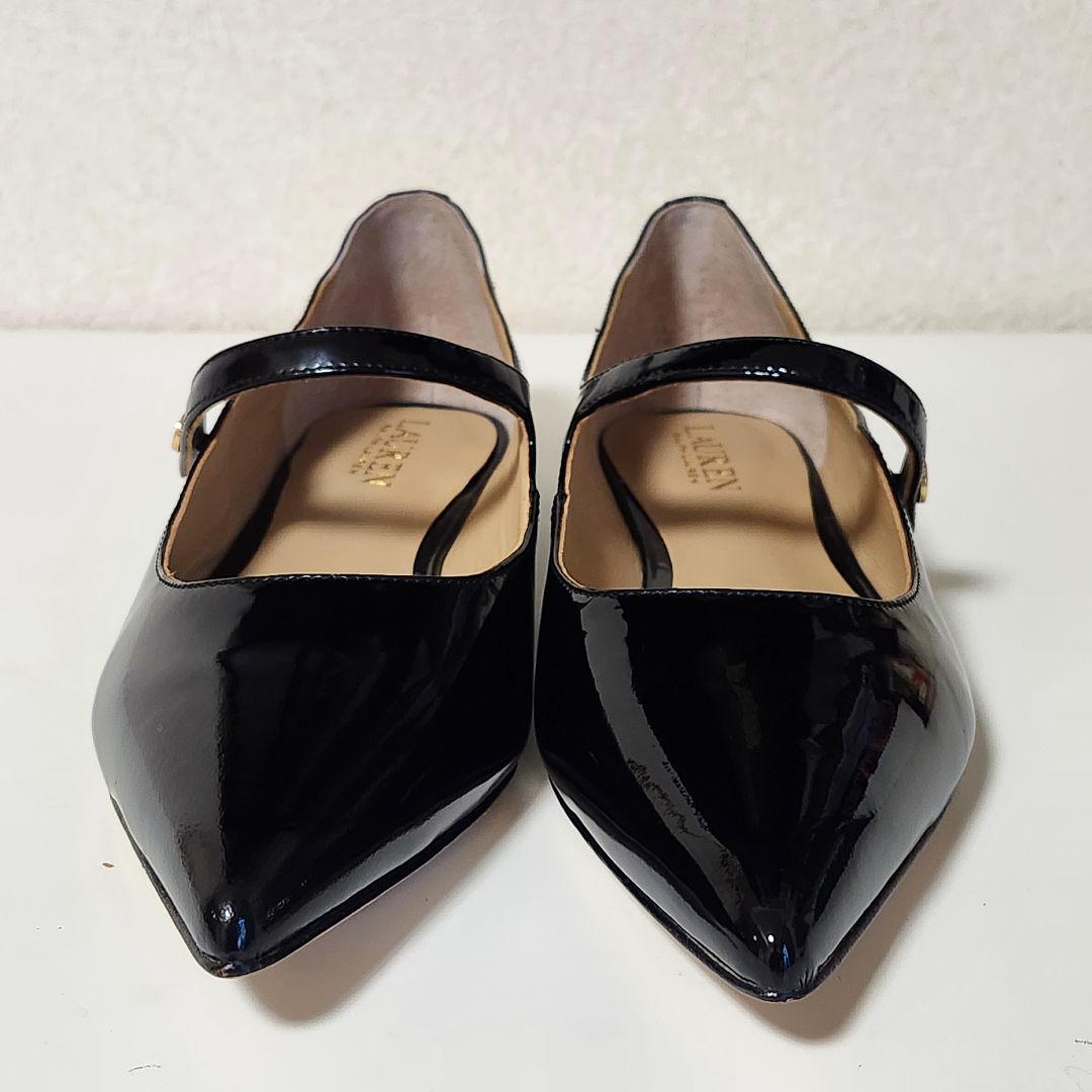 新品 LAUREN RALPH LAUREN フラットパンプス US8.5