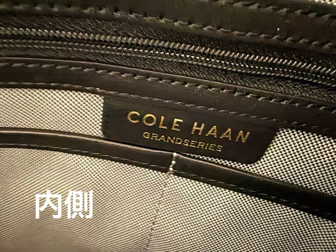 COLE HAAN レザー　トートバック　ブラック　A4サイズ　未使用