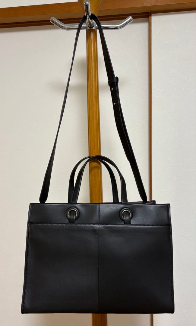 COLE HAAN レザー　トートバック　ブラック　A4サイズ　未使用
