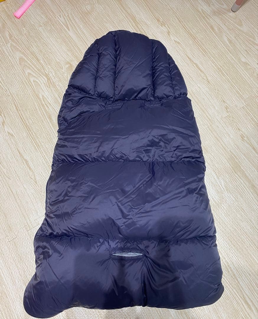 Moncler ネイビー ダウン　おくるみ
