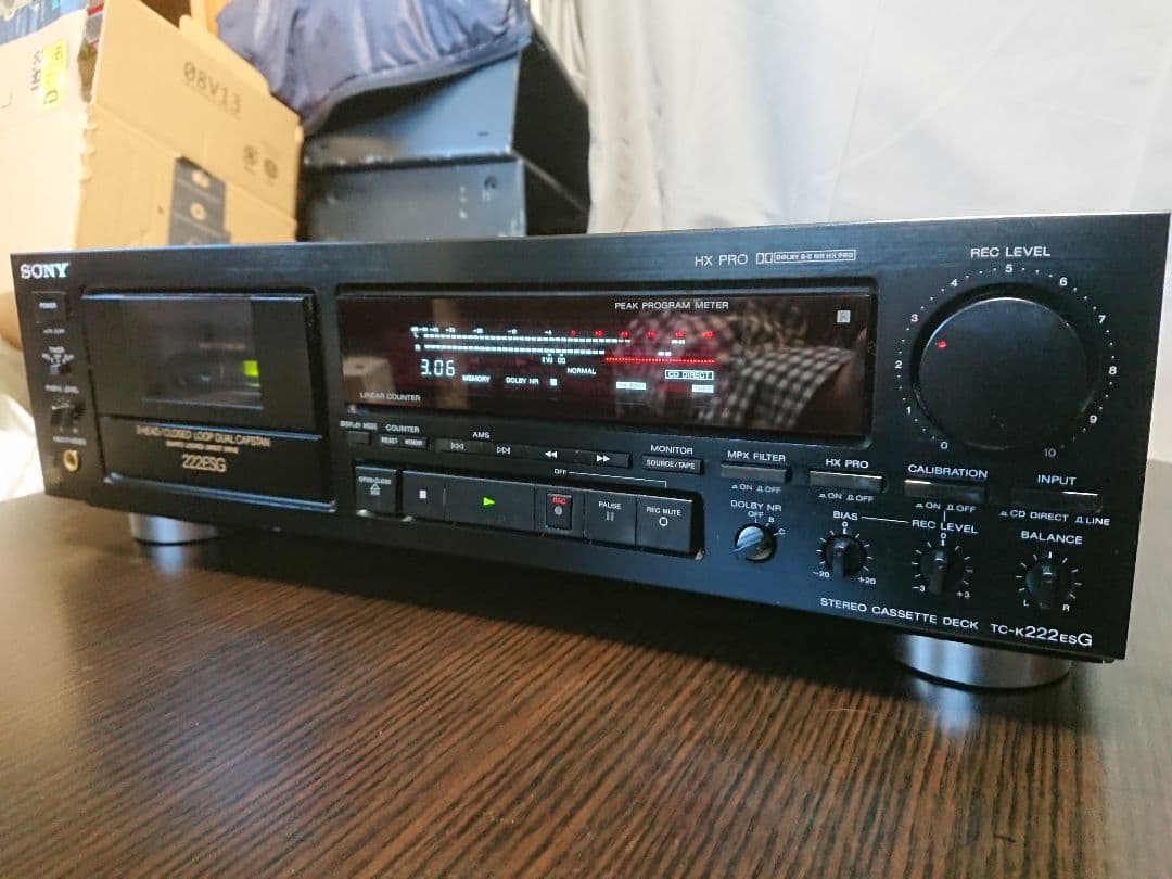 美品メンテナンス整備済SONY製カセットデッキTC-K222ESG