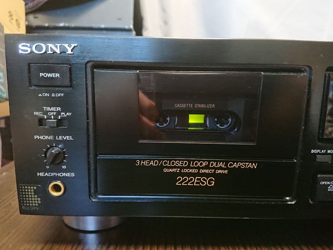 美品メンテナンス整備済SONY製カセットデッキTC-K222ESG