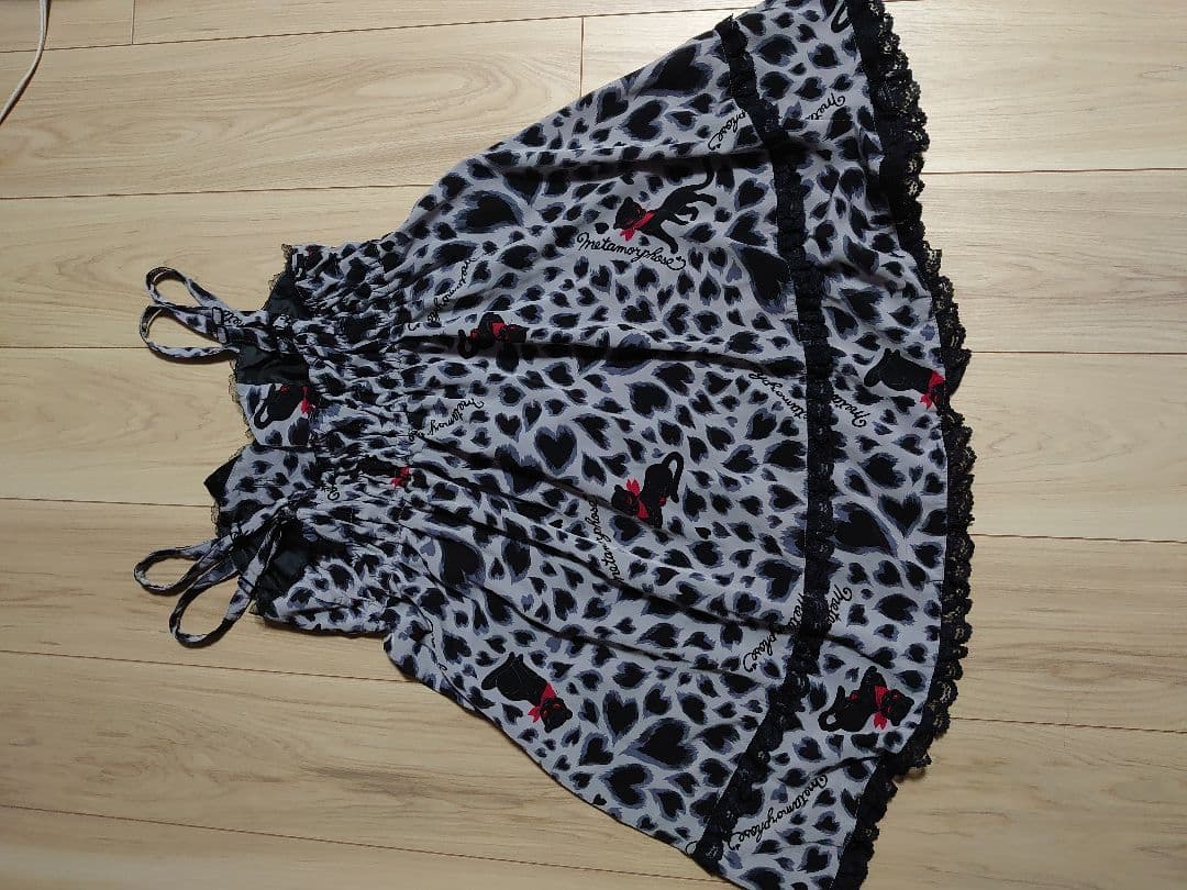 morphose　ネコ豹柄jsk ロリィタジャンパースカート