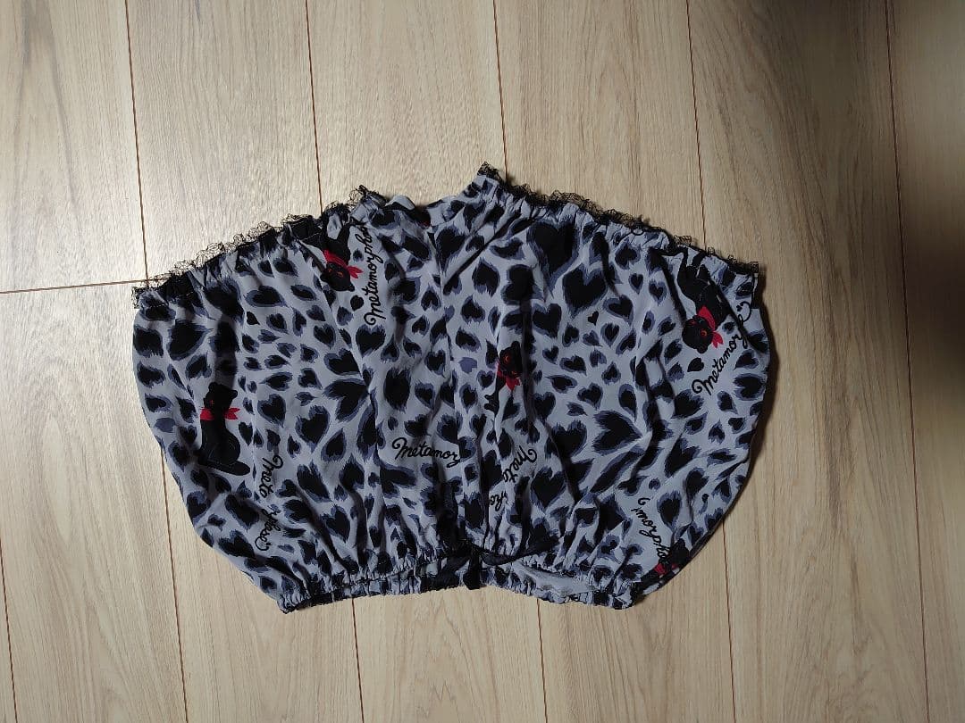 morphose　ネコ豹柄jsk ロリィタジャンパースカート