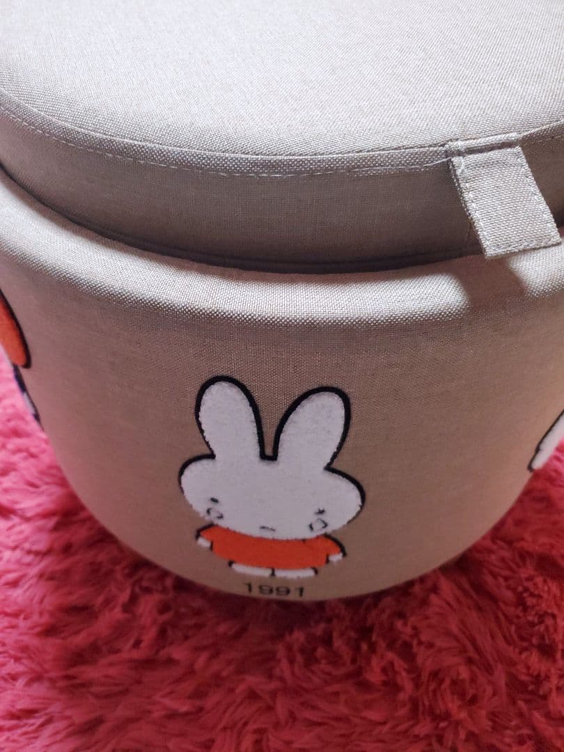 スタディオクリップミッフィー3WAY刺繍収納スツール