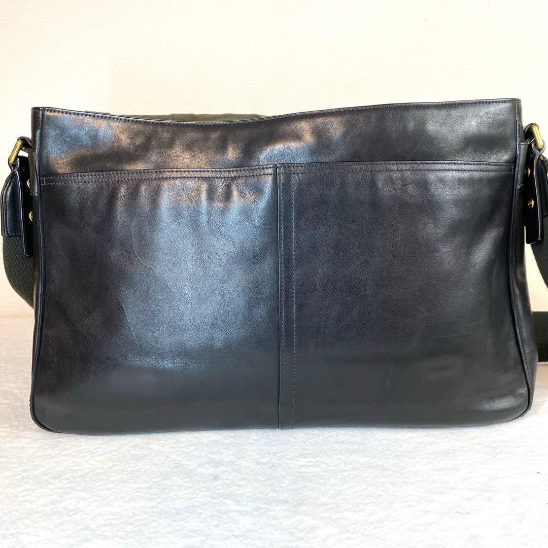 COACH オールドコーチ メンズ メッセンジャーバッグ 本革