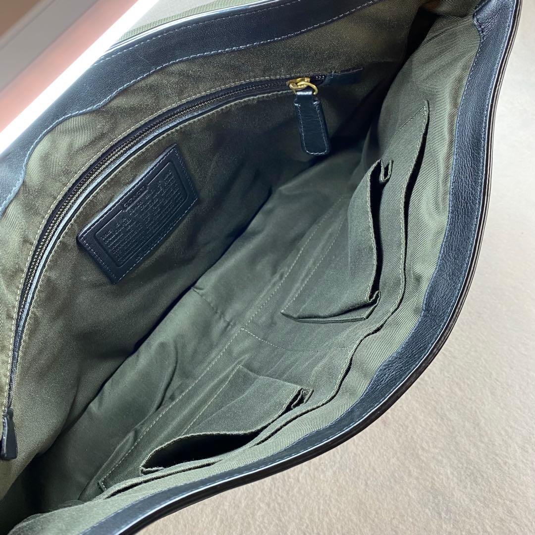 COACH オールドコーチ メンズ メッセンジャーバッグ 本革