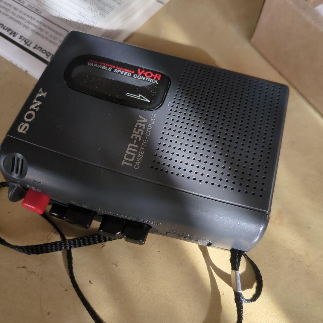 SONY TCM-353V カセットプレーヤー　ほぼ未使用　整備済み