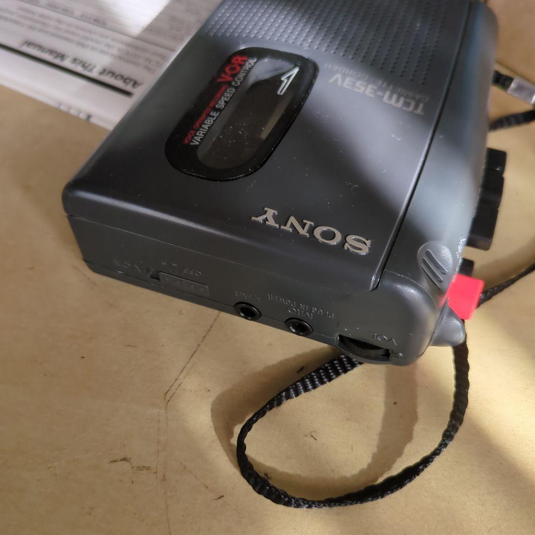 SONY TCM-353V カセットプレーヤー　ほぼ未使用　整備済み