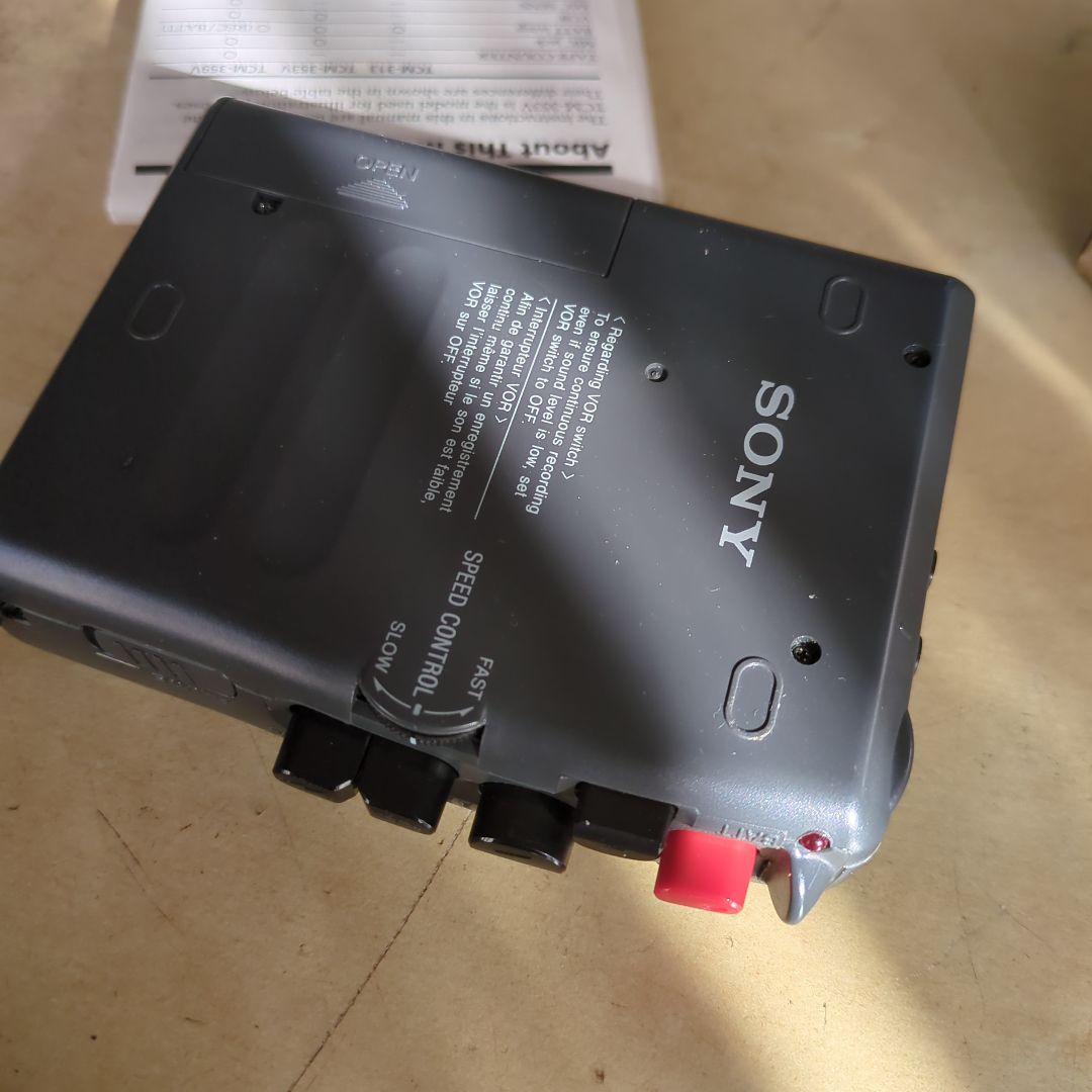 SONY TCM-353V カセットプレーヤー　ほぼ未使用　整備済み
