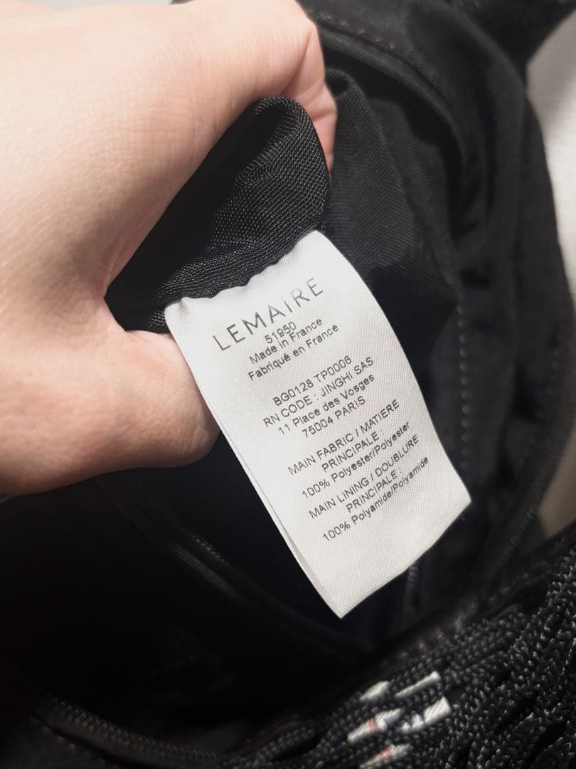 i*x様 LEMAIRE ルメール クロワッサンフィルトバッグ ブラック