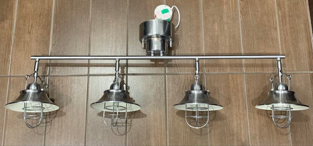 新品 キシマ アンプール 4灯 シーリング ライト アンティーク調 シルバー