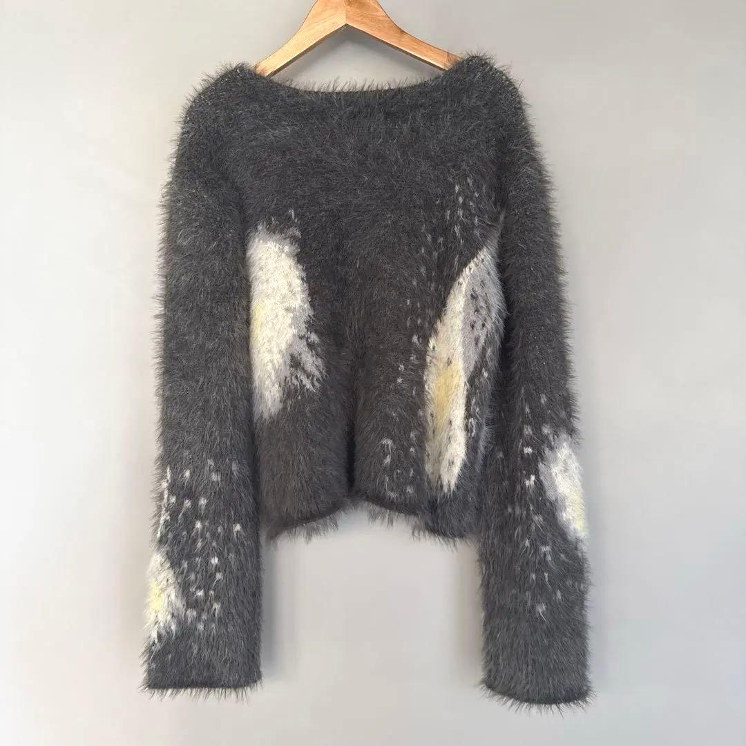 TELOPLAN Tia Cardigan Gray ニットカーディガン