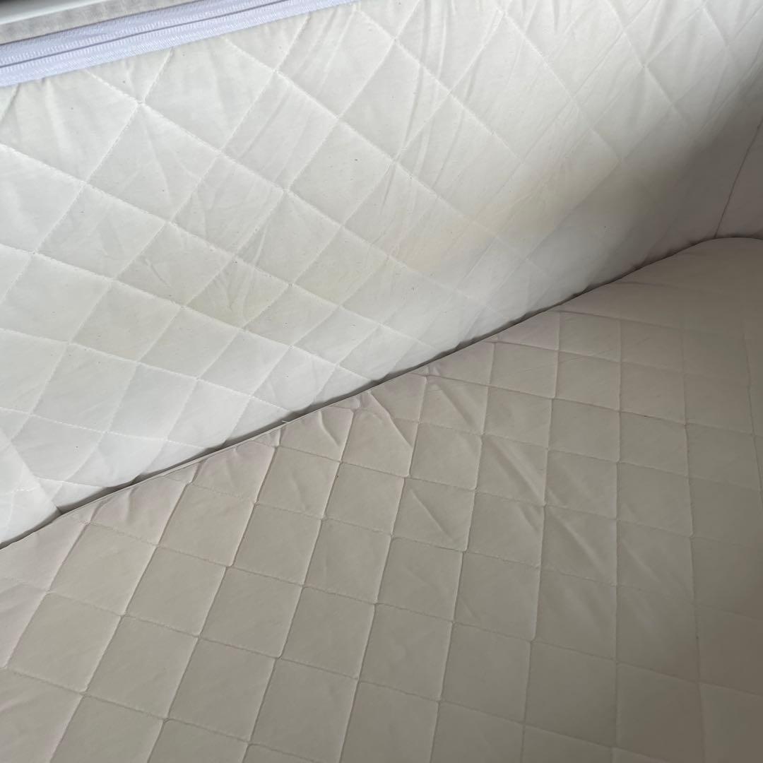 HZDMJ折りたたみ式ベビーベッド　白