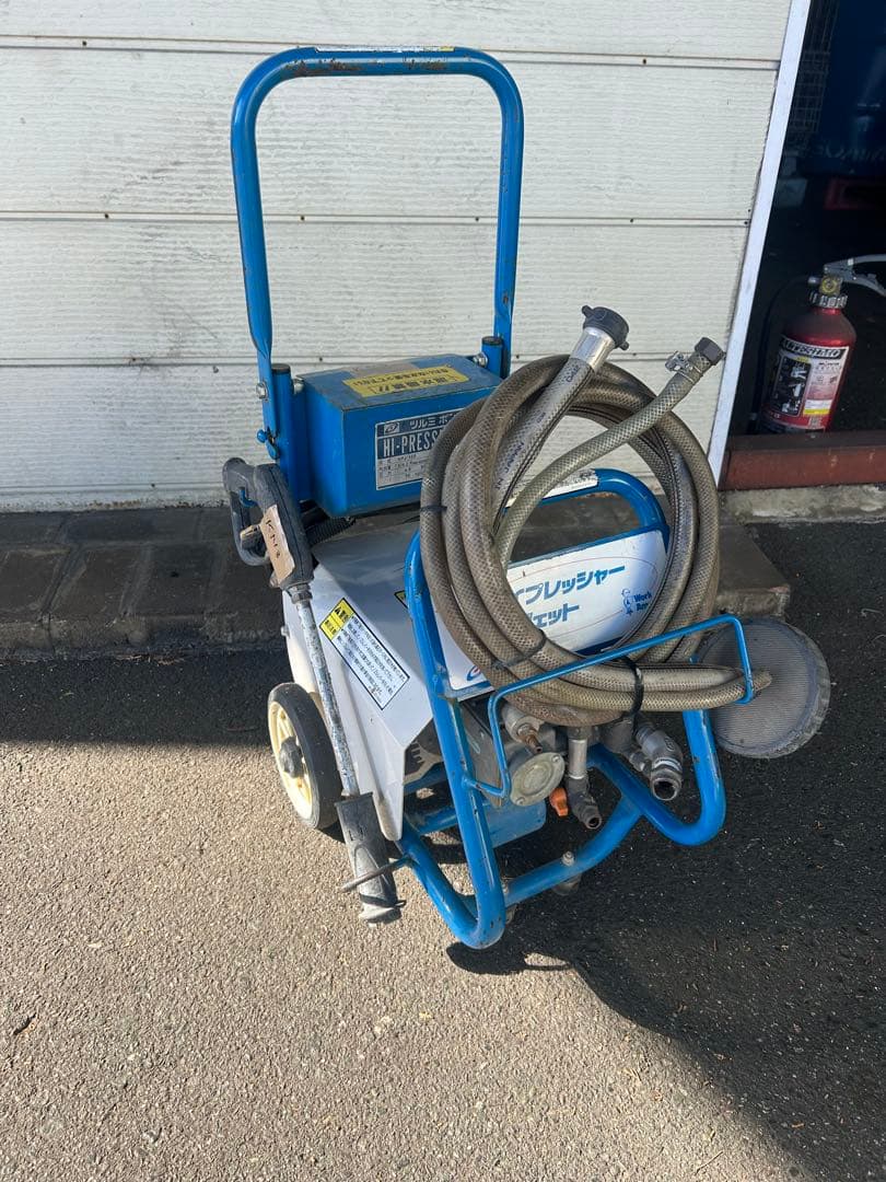 KN3 ★ツルミポンプ　HPJ-140-1 高圧洗浄機 60Hz セット