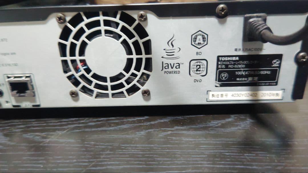 TOSHIBA ブルーレイレコーダー RD-BZ800 動作品