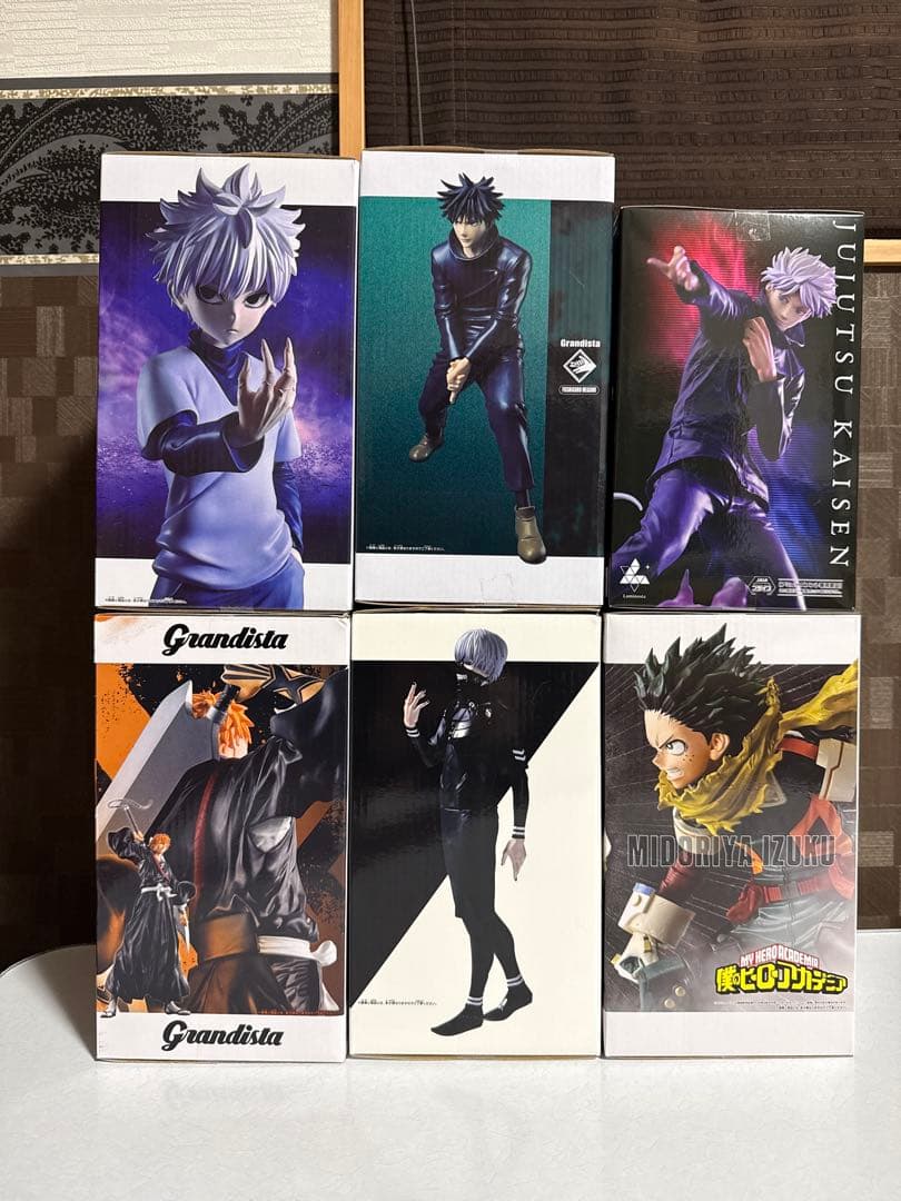 フィギュア　６点(五条悟　伏黒恵　キルア　黒崎一護　金木研　緑谷出久)
