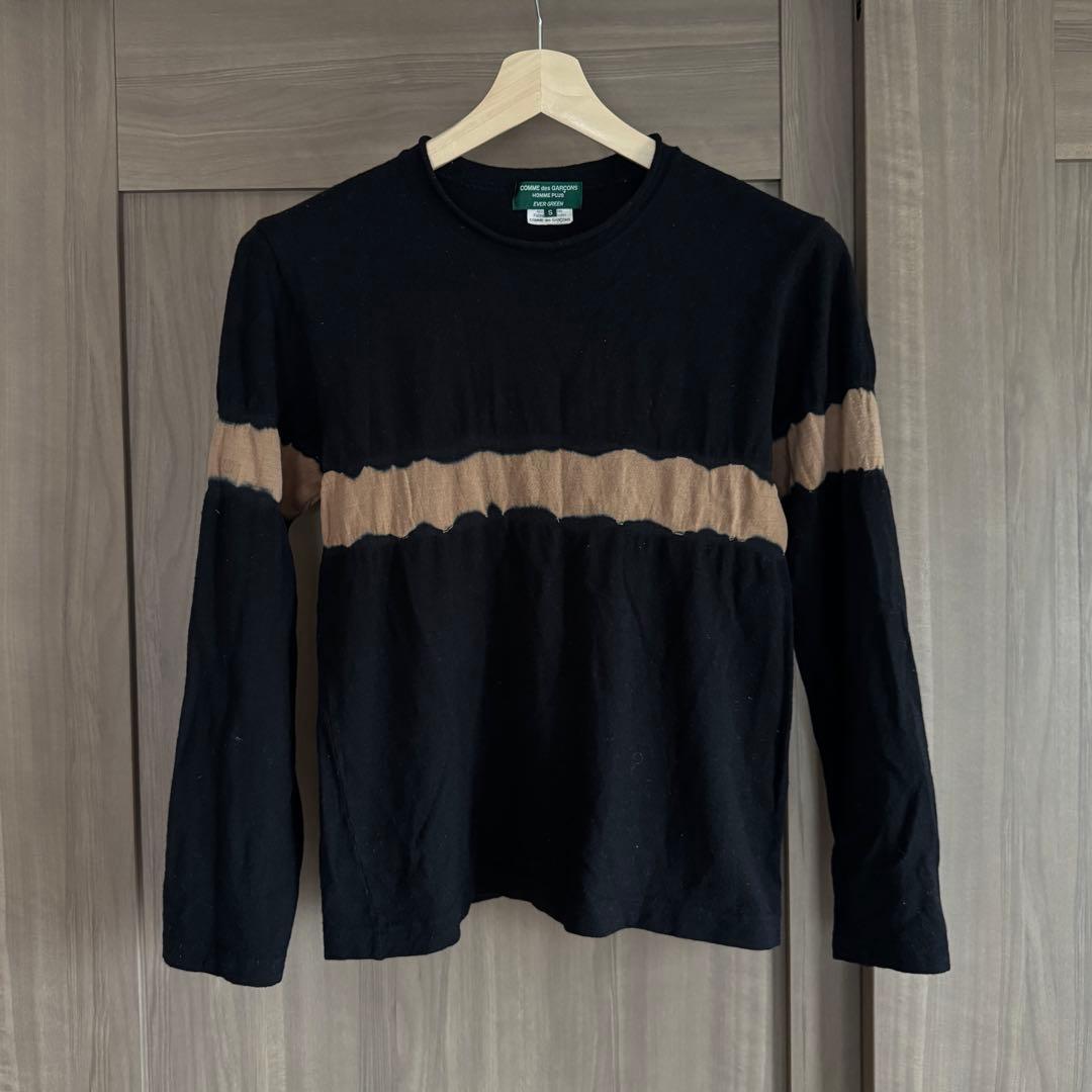 2008 コムデギャルソン オムプリュス EVER GREEN 薄手ウールニット