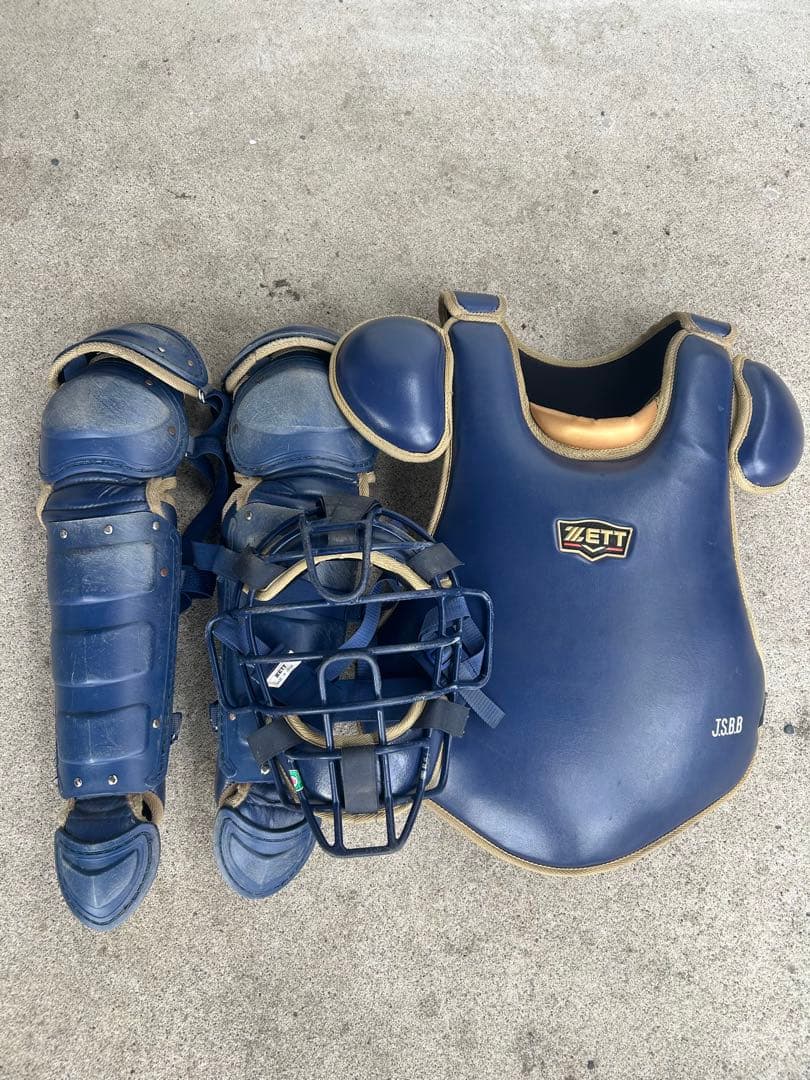 ZETT プロステイタス　キャッチャー防具　一般軟式