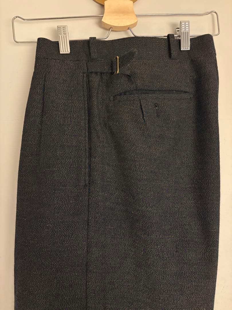 サイズ2 マーティーアンドサンズ ジェフリー ウールリネンみかん