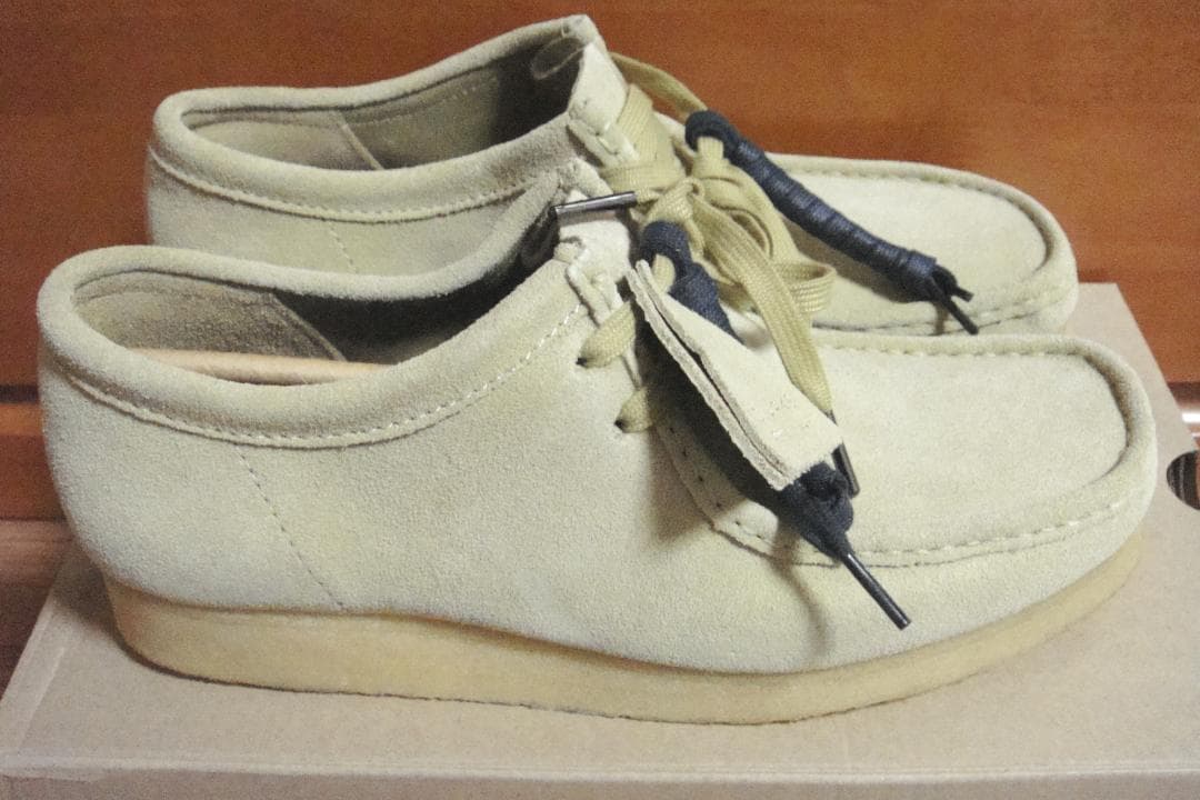 クラークス ワラビー メープルスエード UK8.5 42.5 26.5cm