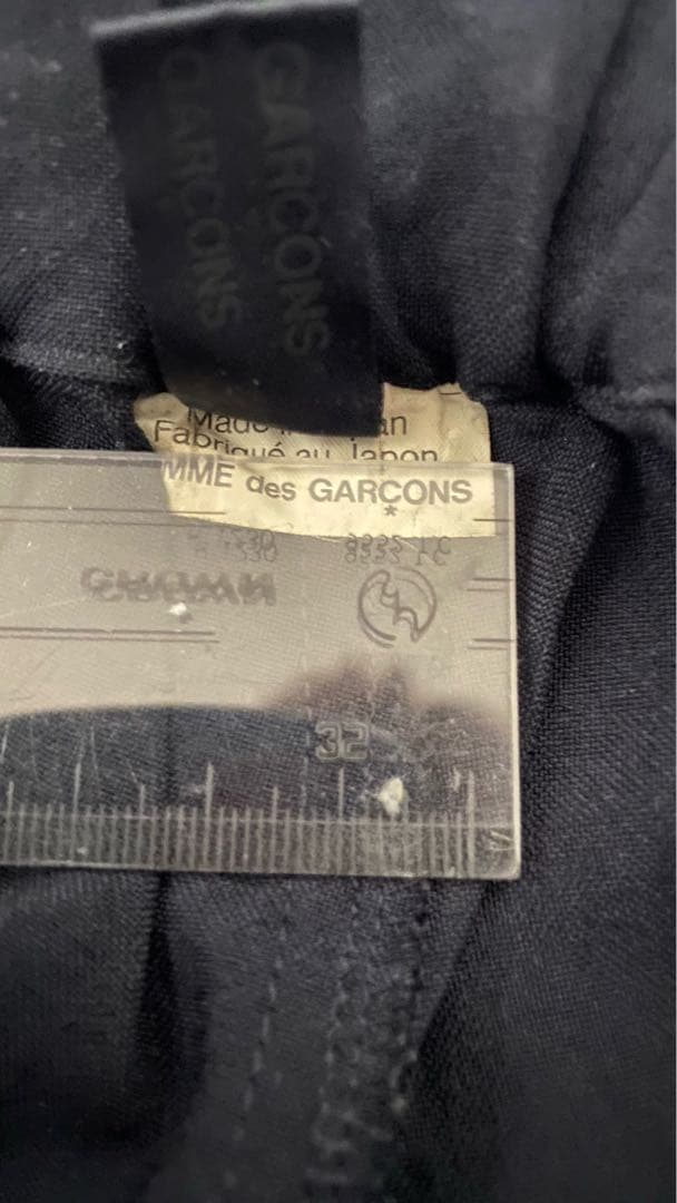 BLACK COMME DES GARÇONS 黒 サルエルパンツSサイズ