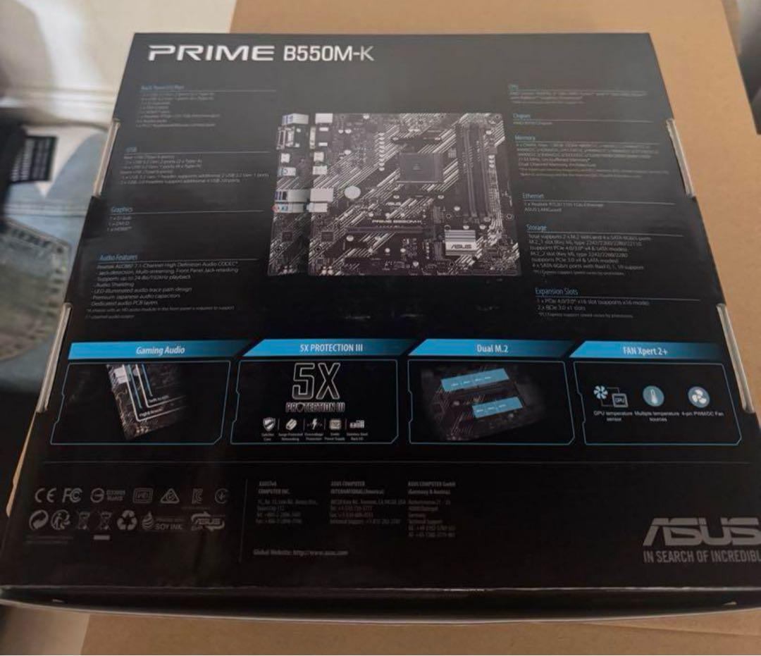 ASUS PRIME B550M-K マザーボード
