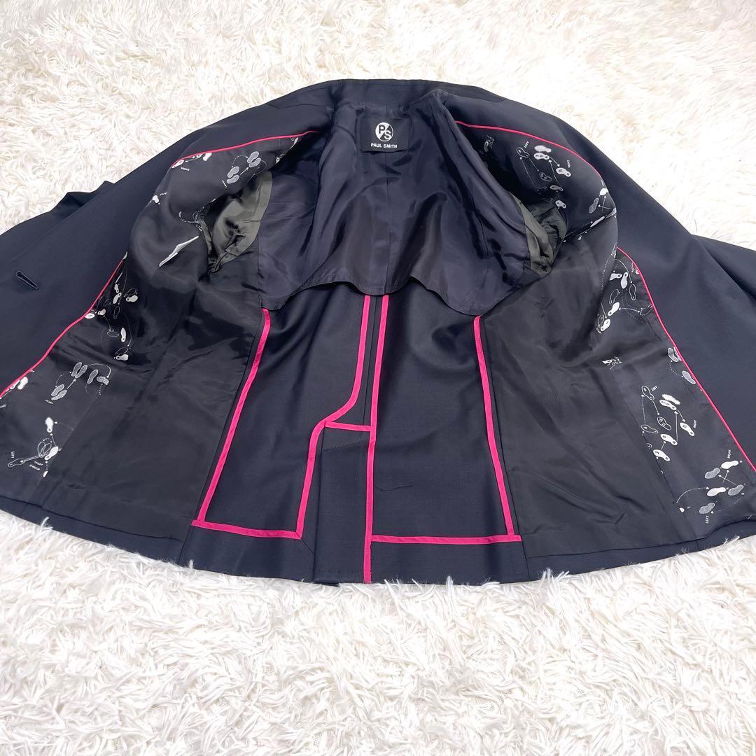 ポールスミス　スーツ　セットアップ　スカート スーツ　日本製　M　黒