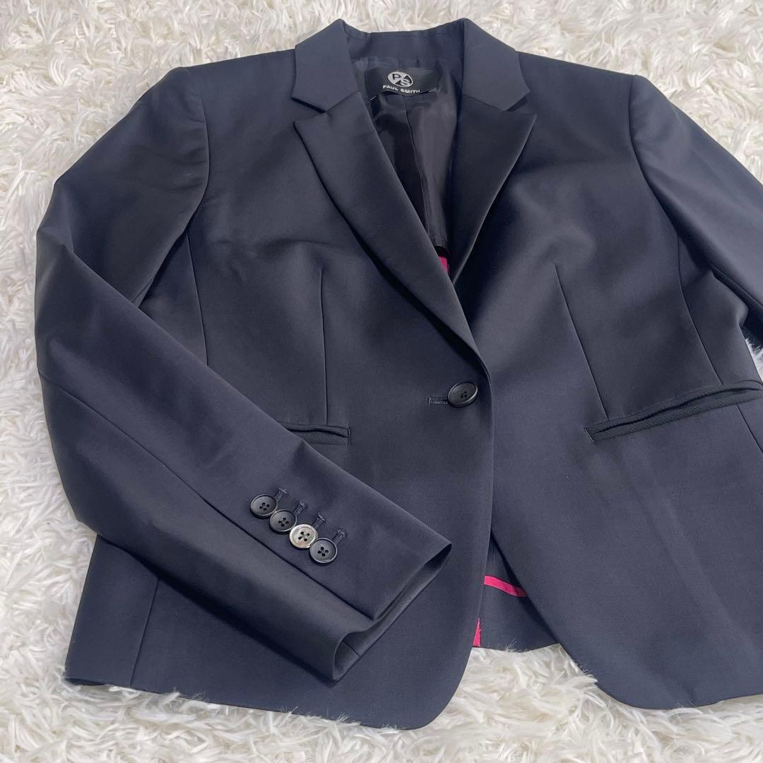 ポールスミス　スーツ　セットアップ　スカート スーツ　日本製　M　黒