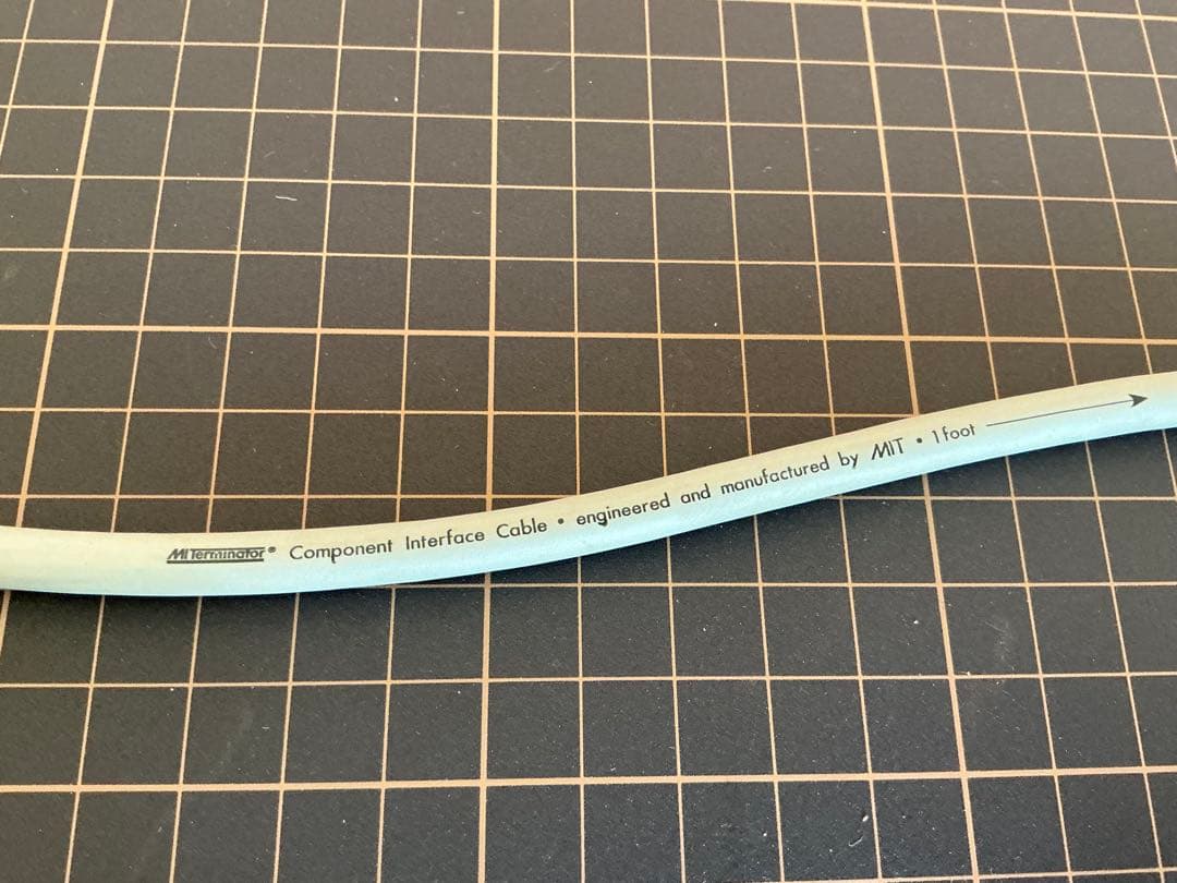 MIT Terminator-5 1.0mペア　オーディオケーブル 高品質