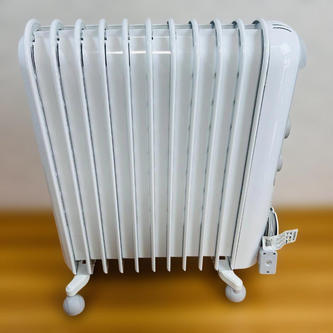 【美品】デロンギ アミカルド オイルヒーター ライトグレー RHJ45M1115