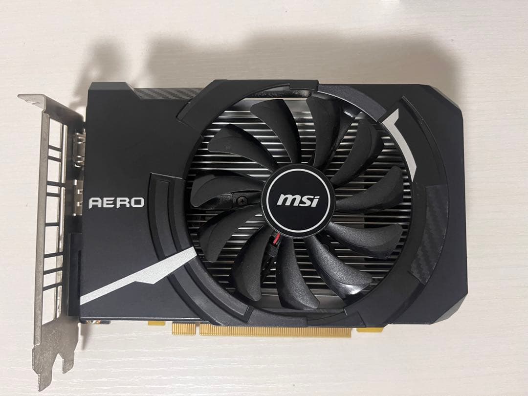 MSI GeForce GTX 1650 AERO ITX 箱なし