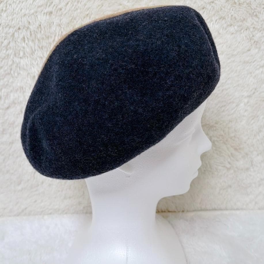 Vivienne Westwood ベレー帽 オーブ 刺繍 ツートン バイカラー